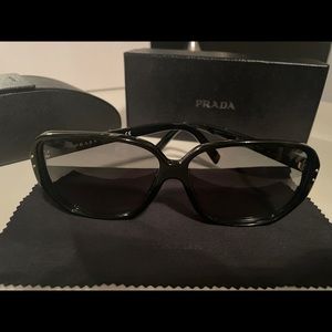 Prada SPR 16M Women Designer Sunglasses 135mm 3N